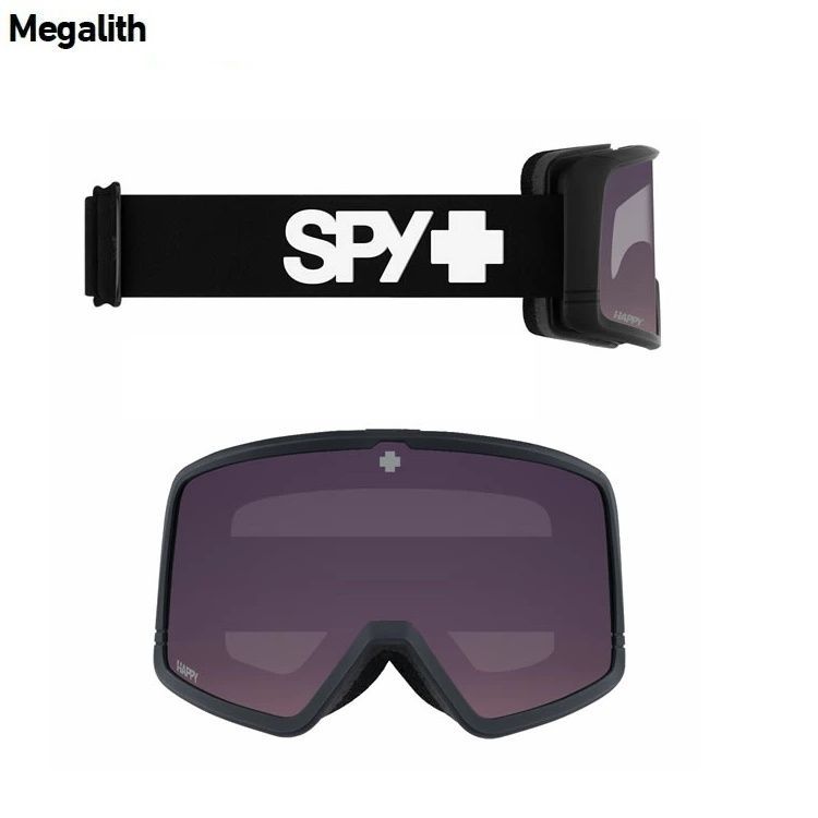 SPY GOGGLE スパイ Megalith メガリス Photochromic 調光レンズ EVER BLACK HD HAPPY LENS 25-26 2026 日本 ゴーグル