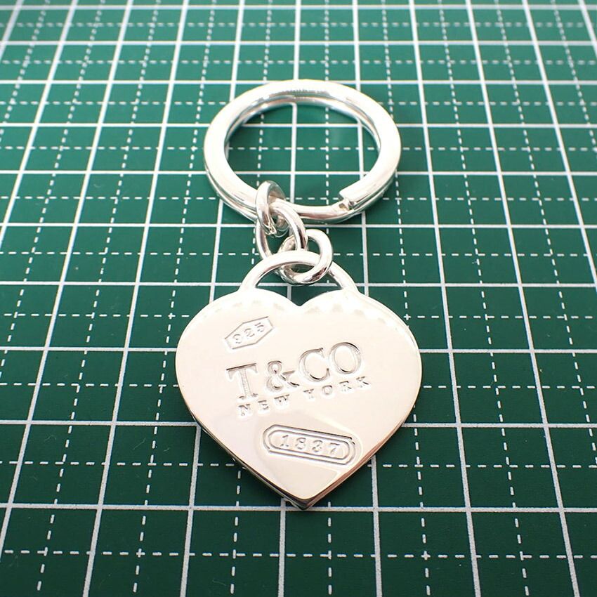 レア ★TIFFANY ティファニー キーリング 　2001ハートタグ 925 レア TIFFANY ティファニー キーリング 2001 ハートタグ 925