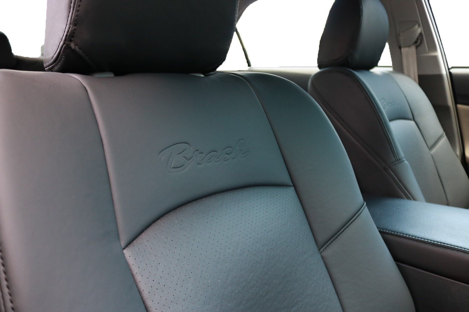 GRX130 マークX BRASHオリジナル 黒革調 シートカバー