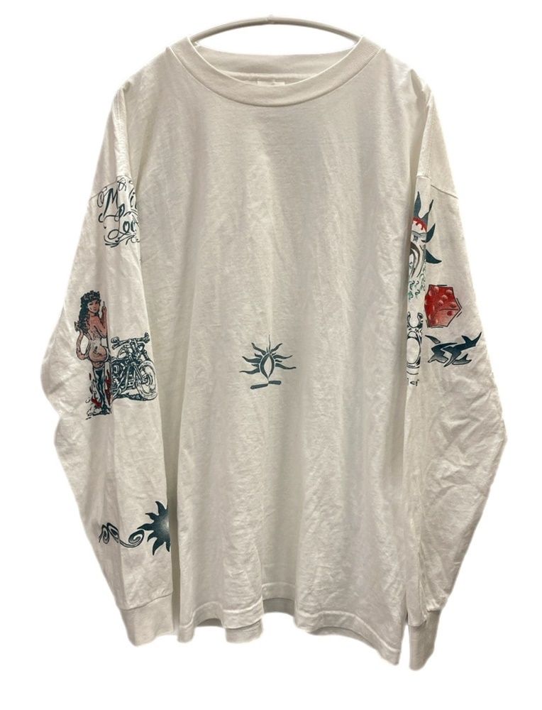 デニスロッドマン　タトゥー　ロンT ヴィンテージ ヴィンテージ vintage 90s Dennis Rodman tattoo デニスロッドマン