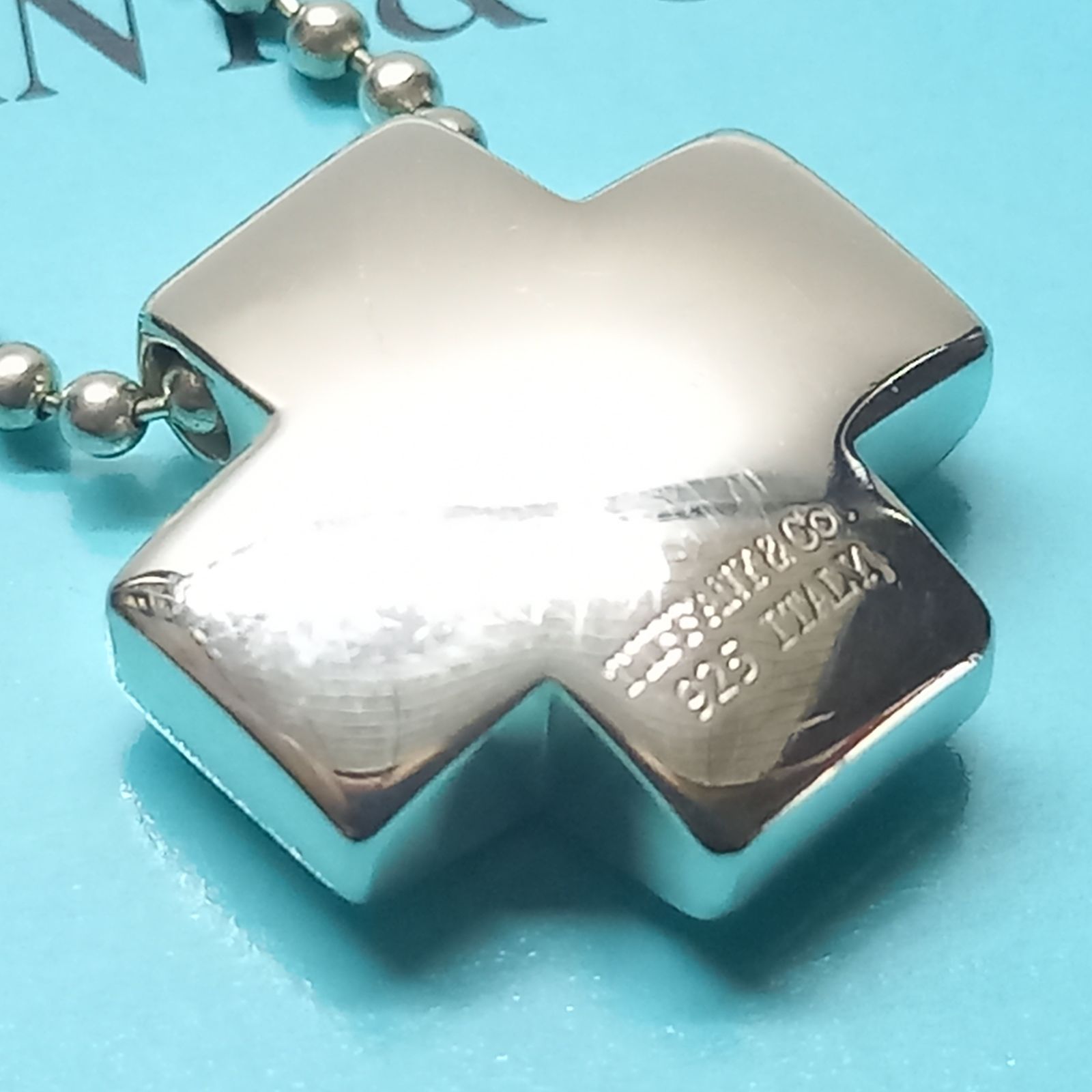 【美品】ティファニー ネックレス シルバー925 ローマンクロス ティファニー TIFFANY & Co. ローマンクロス ペンダント