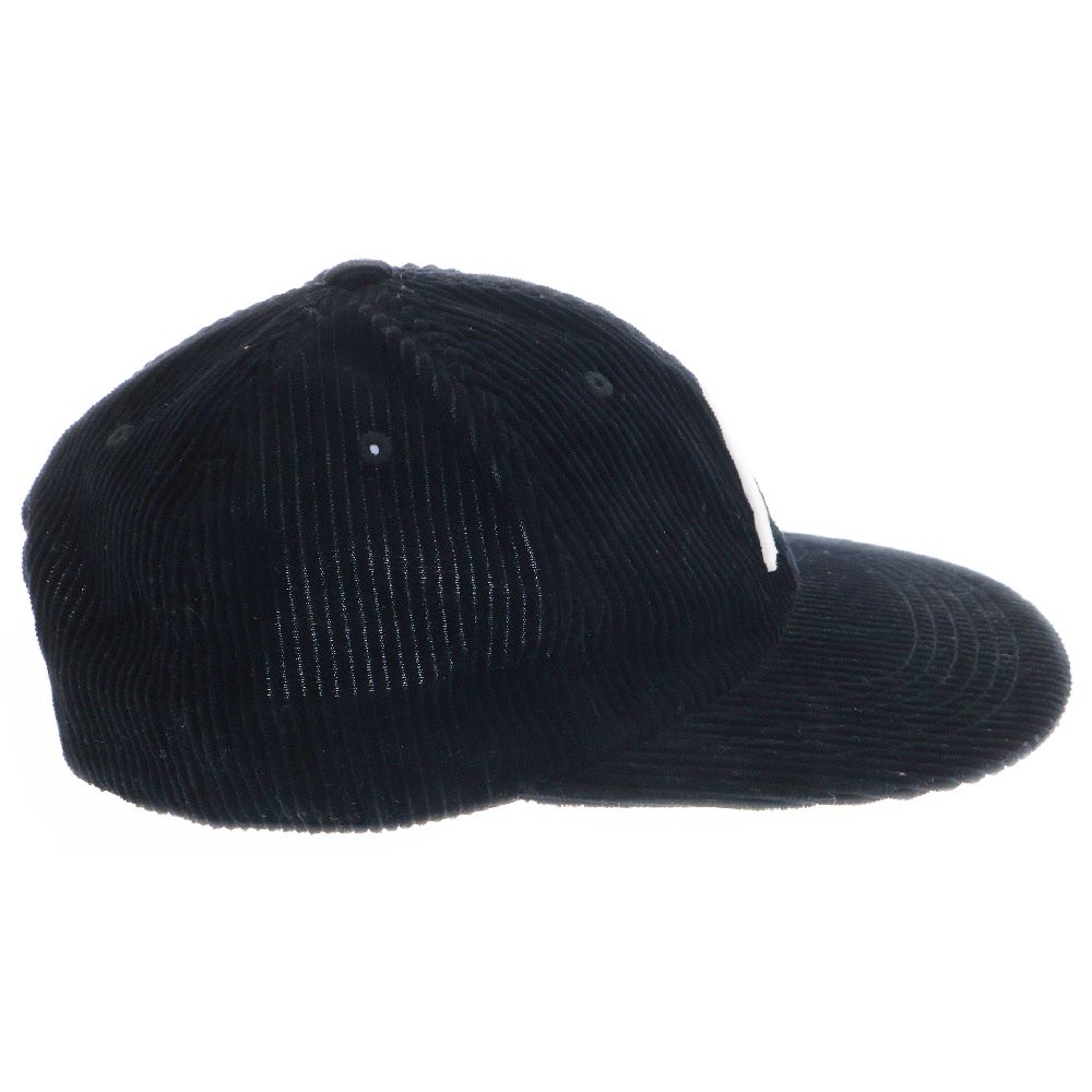Palace skateboards コーデュロイキャップ ブラック Palace Skateboards (パレススケートボーズ) ロゴパッチ付き