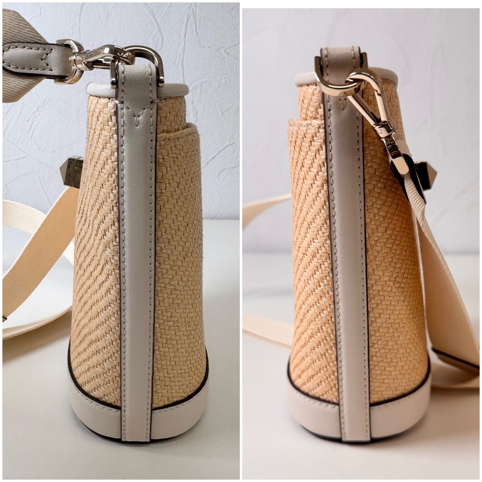 美品✨ケイトスペード カゴバッグ ショルダーバッグ ターンロック ✨Bランク kate spade ケイトスペード カゴバッグ ミニ