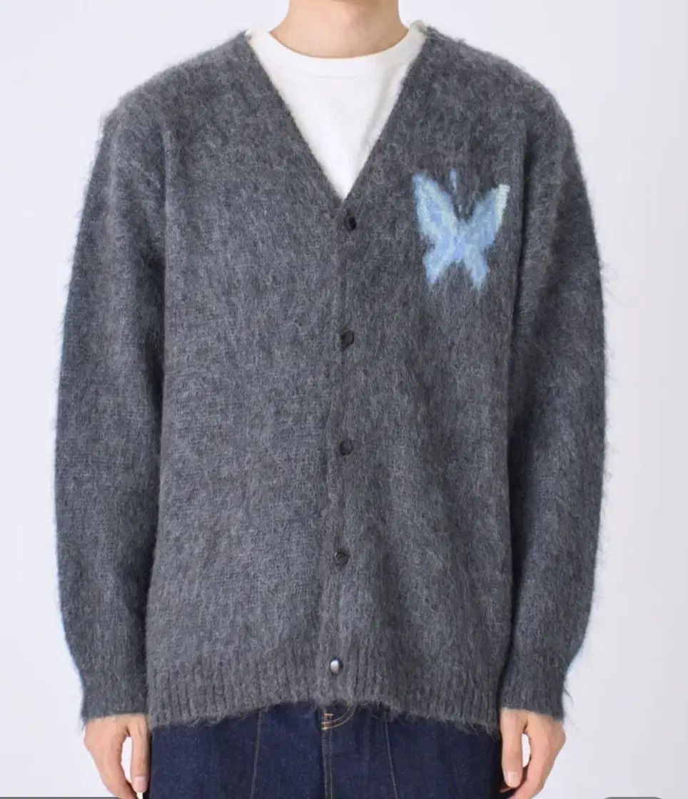 専用needles 24aw studious 別注 モヘア カーディガン S needles 24aw