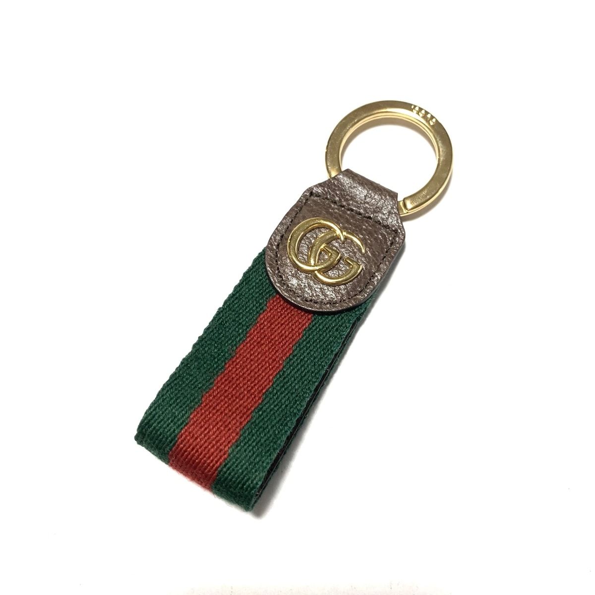 極希少✨】GUCCI マーモント パール キーリング キーホルダー ゴールド-