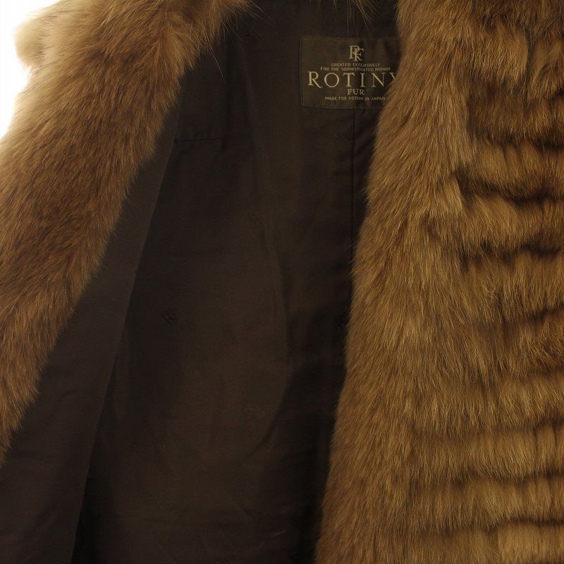 ROTINY ロティニー フォックス ファーベスト フォックスファー 本毛皮