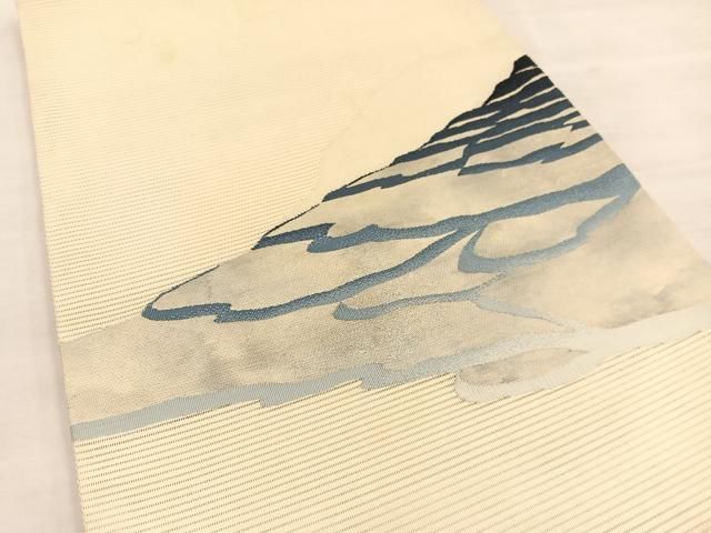 平和屋着物□極上 夏物 九寸名古屋帯 間道 逸品 DZAA9806kh5