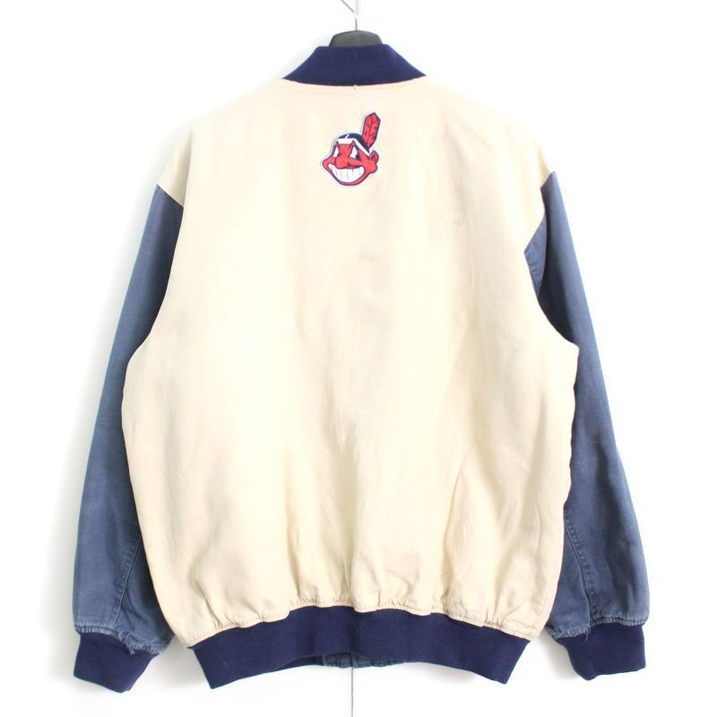 MLBクリーブランドインディアンズ　スタジャン古着スターターusaガーディアンズ 楽天市場】90s MLB ヴィンテージ スターター STARTER