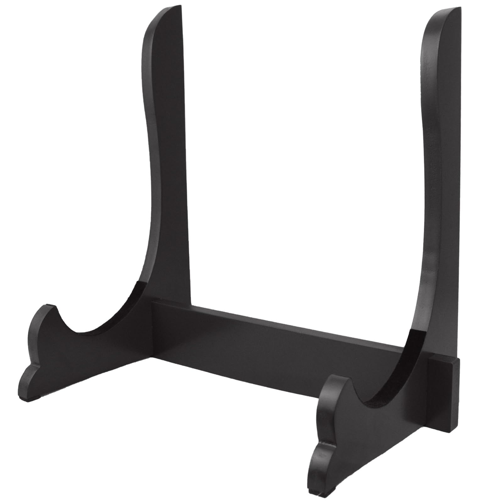 【特価商品】遺影立て 写真立て ブラック 木製 組み立て 高さ28cm マット 額縁立て 額立て 皿立て