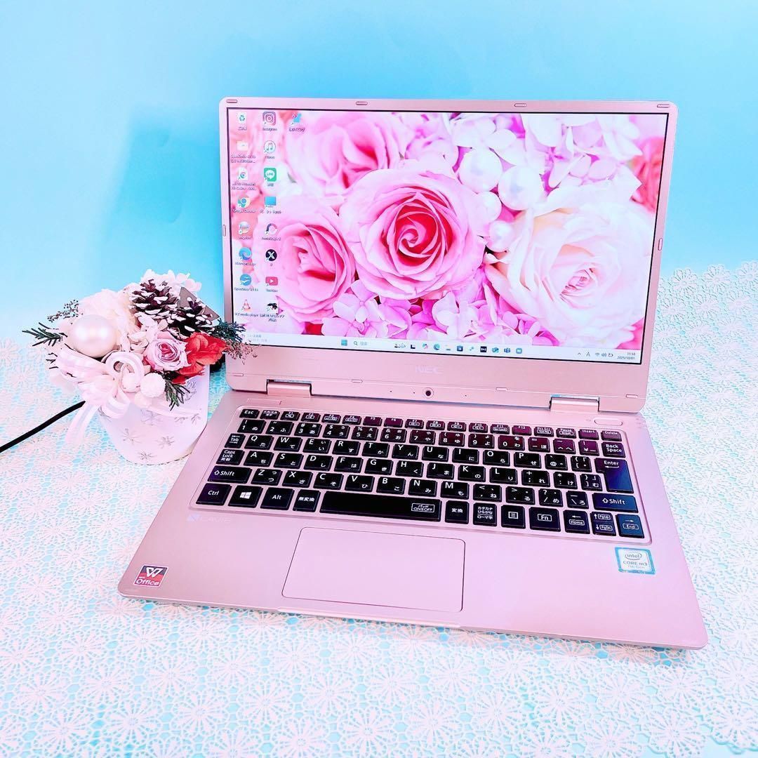 ノートパソコン Windows11 軽量薄型コンパクト VersaPro VH VKT13/H-4 i5-8200Y 8G SSD128G 12.5インチFHD液晶 DtoDリカバリ 超軽量薄型コンパクトノートPC☘️SSD☘️Windows11☘️カメラ付☘️フルHD