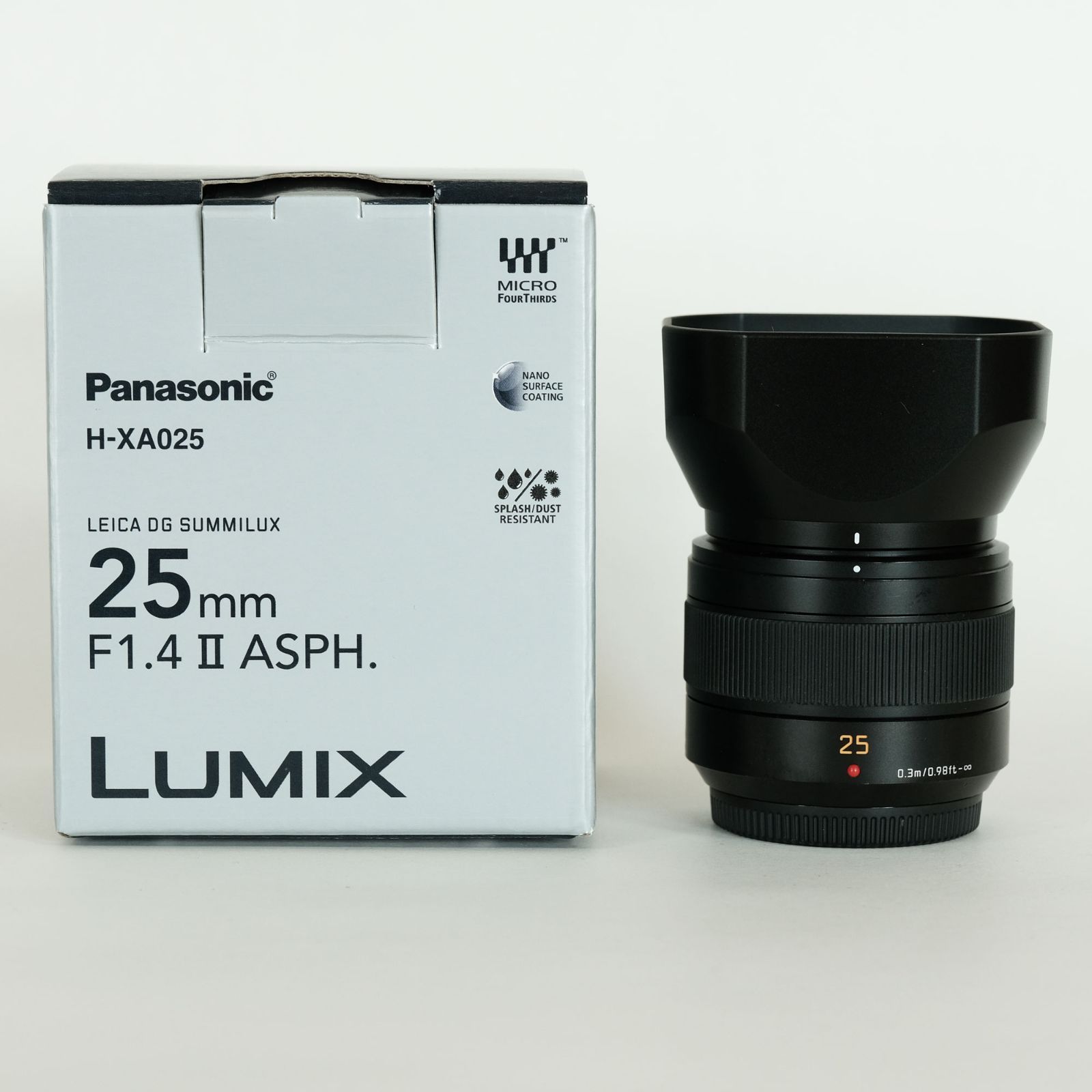 良品] Panasonic LEICA DG SUMMILUX 25mm/F1.4 II ASPH. / マイクロフォーサーズマウント - メルカリ