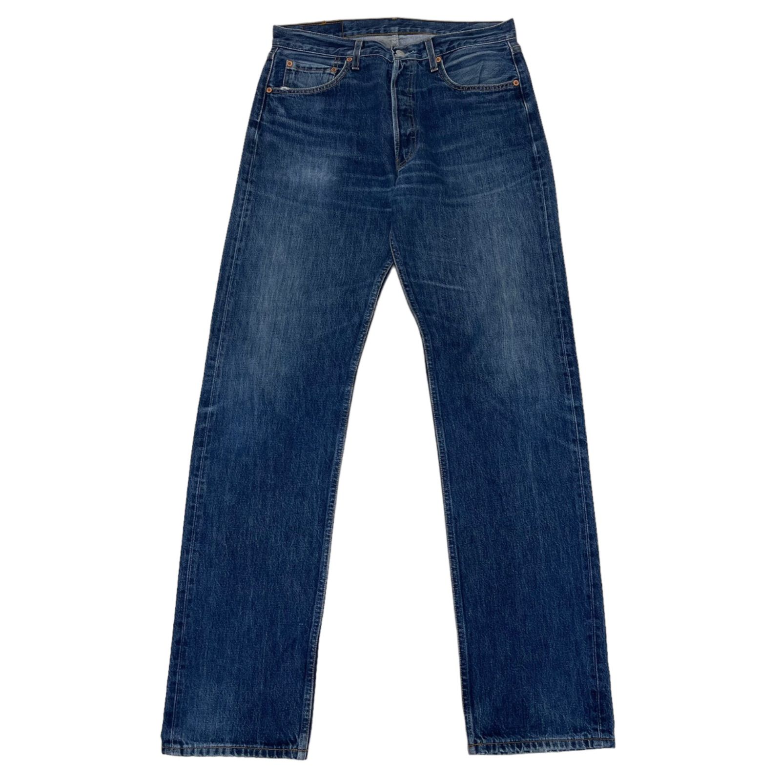 GC607 Levi's 501 リーバイス ジーンズ ジーパン デニム ズボン 長ズボン インディゴブルー メンズ サイズ33×36