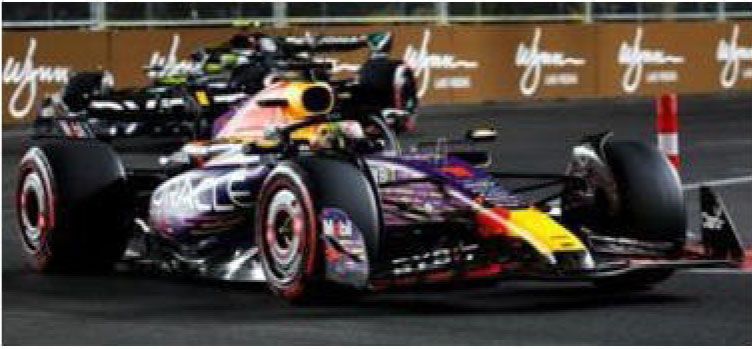 Oracle Red Bull Racing RB19 No.1 Oracle Red Bull Racing Winner Las Vegas GP 2025 Max Verstappen