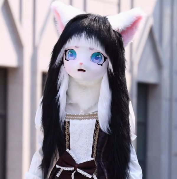 たくまる様専用 リアル 白虎 着ぐるみ ケモノ マスク コスプレ 一式