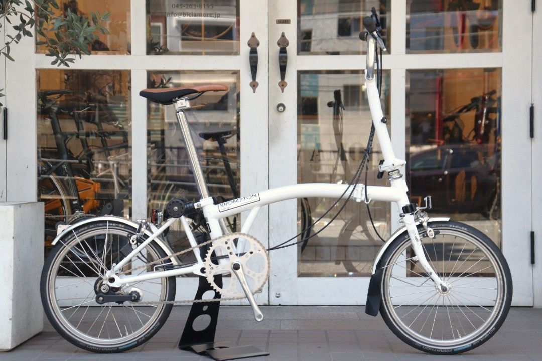 ブロンプトン BROMPTON ホワイト M3R 16インチ ブロンプトン BROMPTON M3L 2008モデル 16インチ ミニベロ