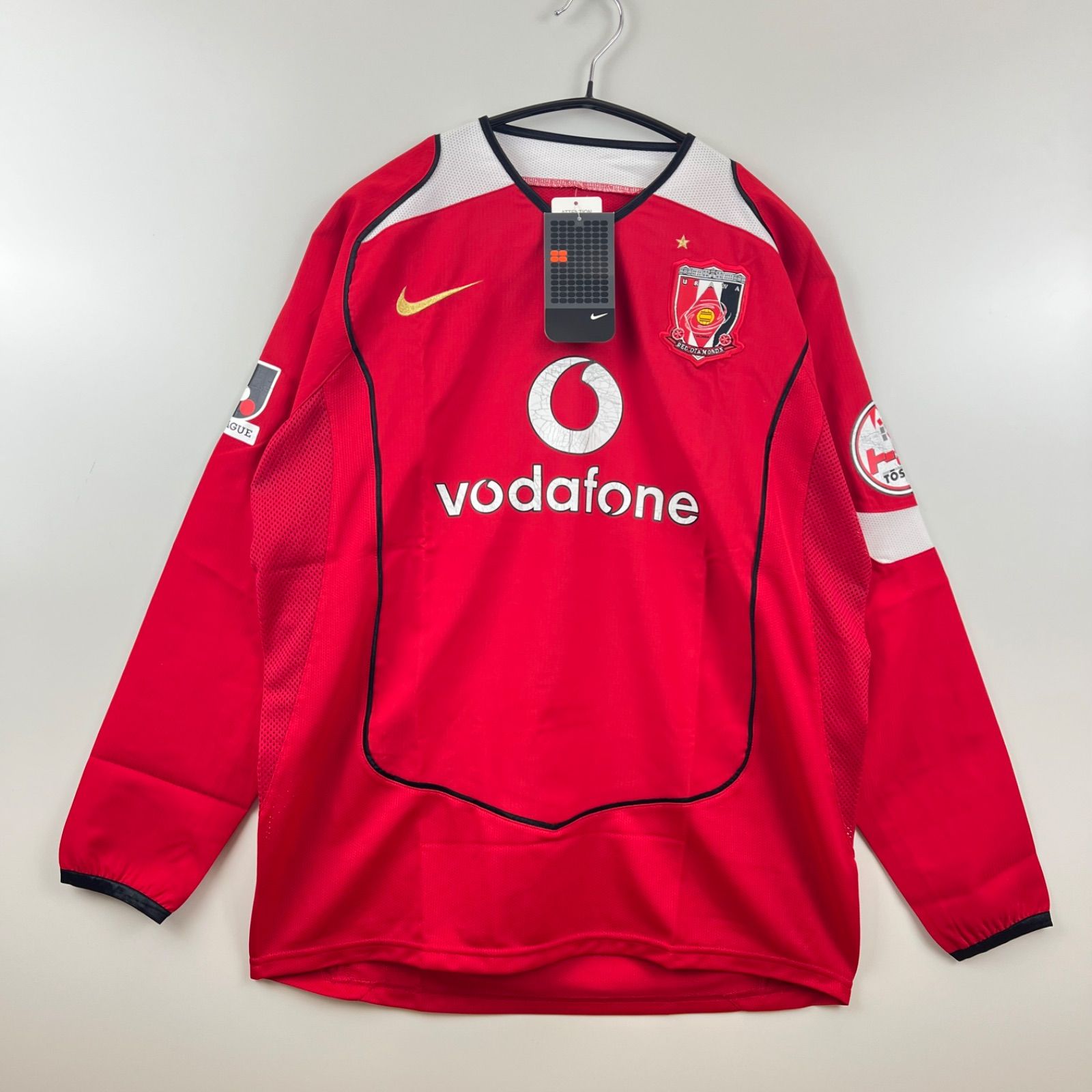 NIKE 00s 2005 Jleague URAWA red diamonds L/S gameshirts L