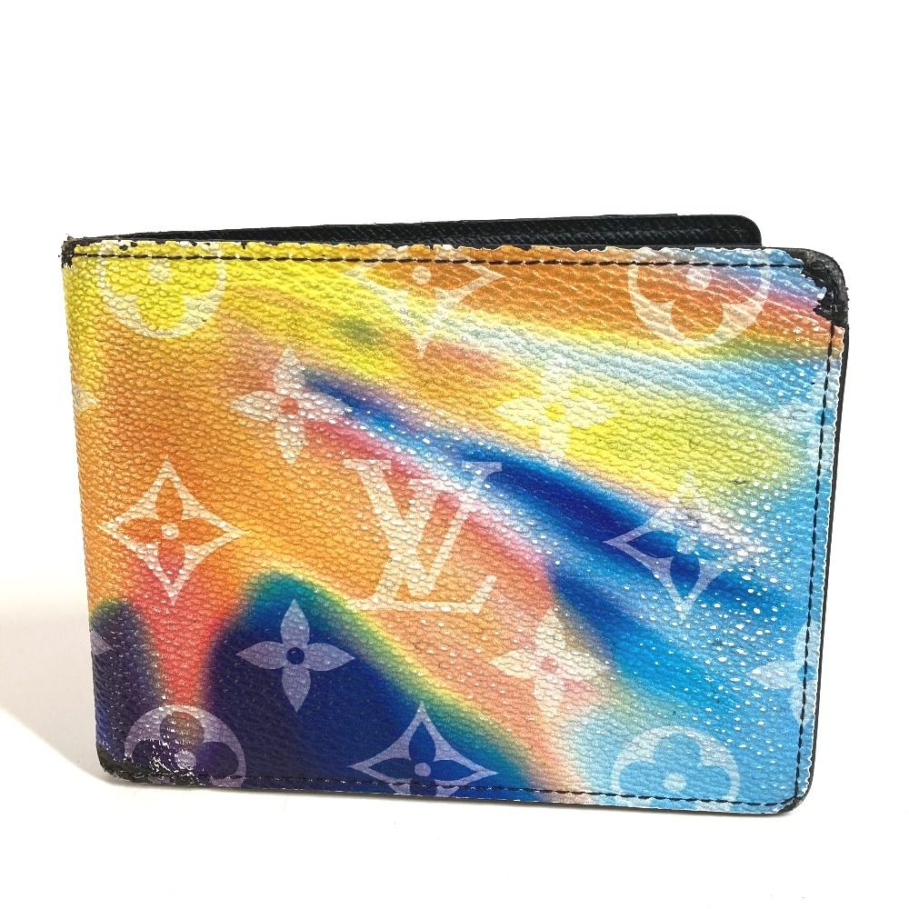 LOUIS VUITTON ルイヴィトン 2つ折り財布 ポルトフォイユミュルティプル M80954 レザー マルチ