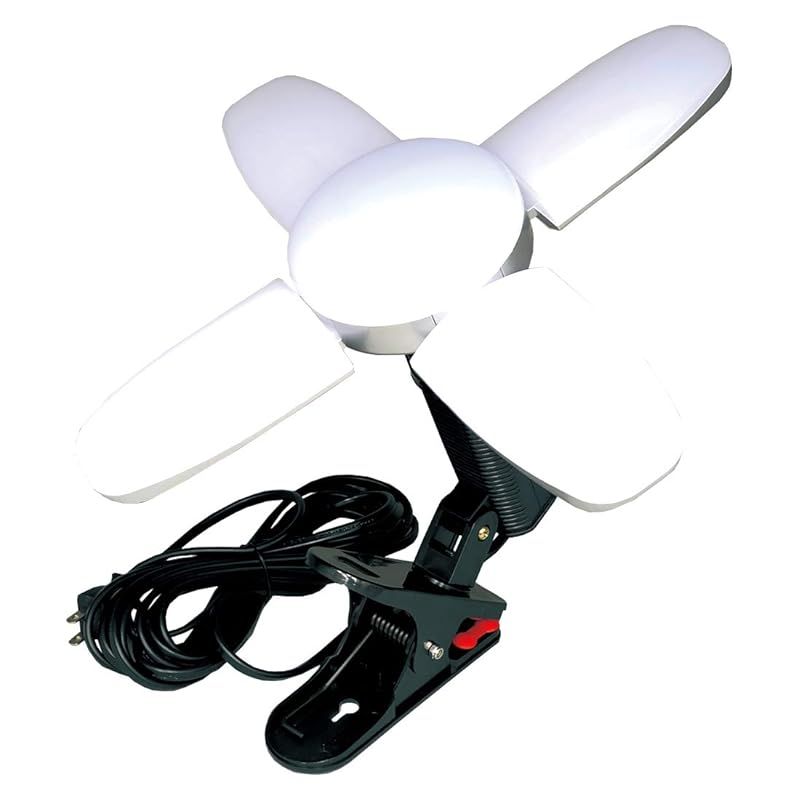 60W LED電球付屋内用クリップランプ スーパールミネX60 LA-6005-LED 1