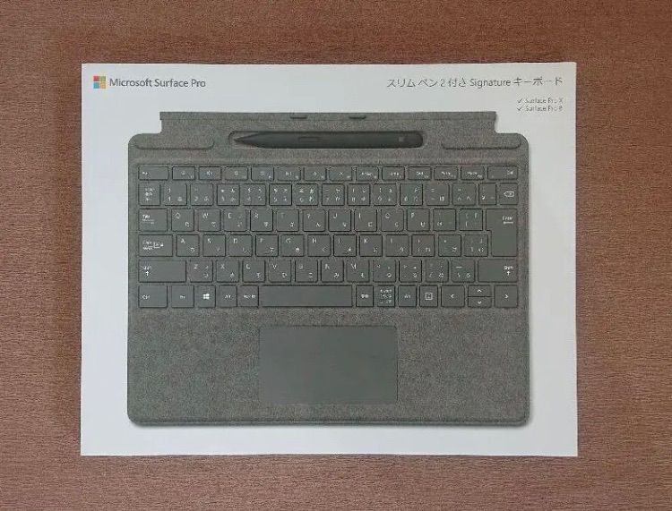 Surface Pro スリム ペン2付 キーボード プラチナ - メルカリ