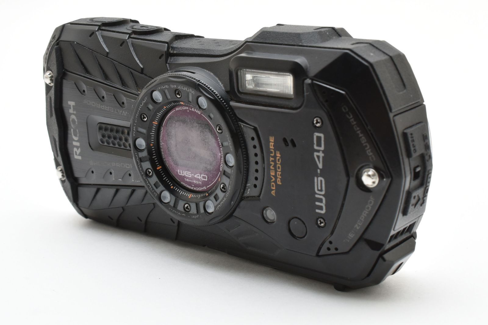 リコー RICOH WG-40 ブラック 中古動作品 難あり ジャンク品 RICOH WG