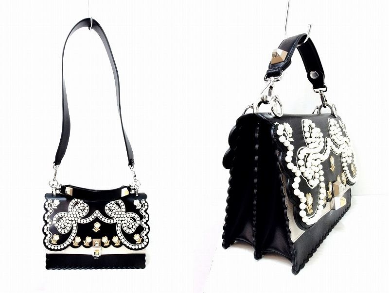 193286】FENDI フェンディ 2018 リボン＆パール コレクション キャナイ