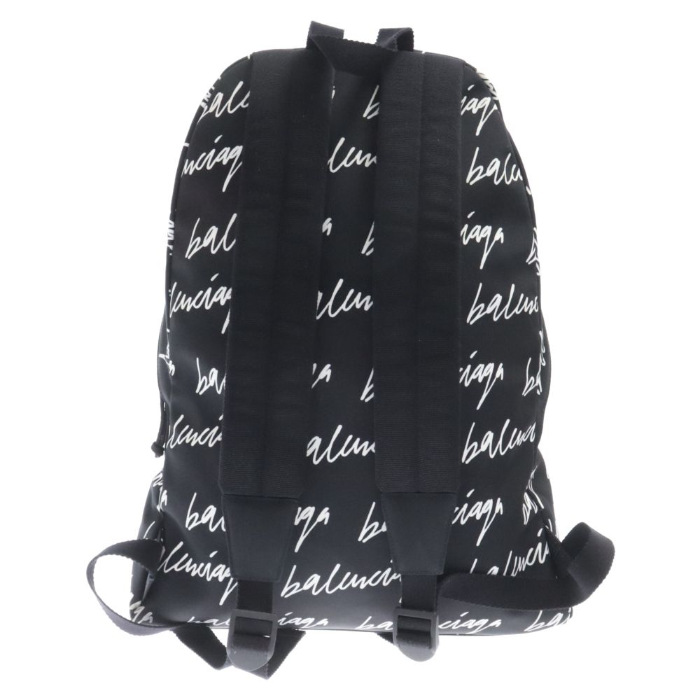 BALENCIAGA (バレンシアガ) 21AW WHEEL BACKPACK 総柄ロゴ ナイロン 