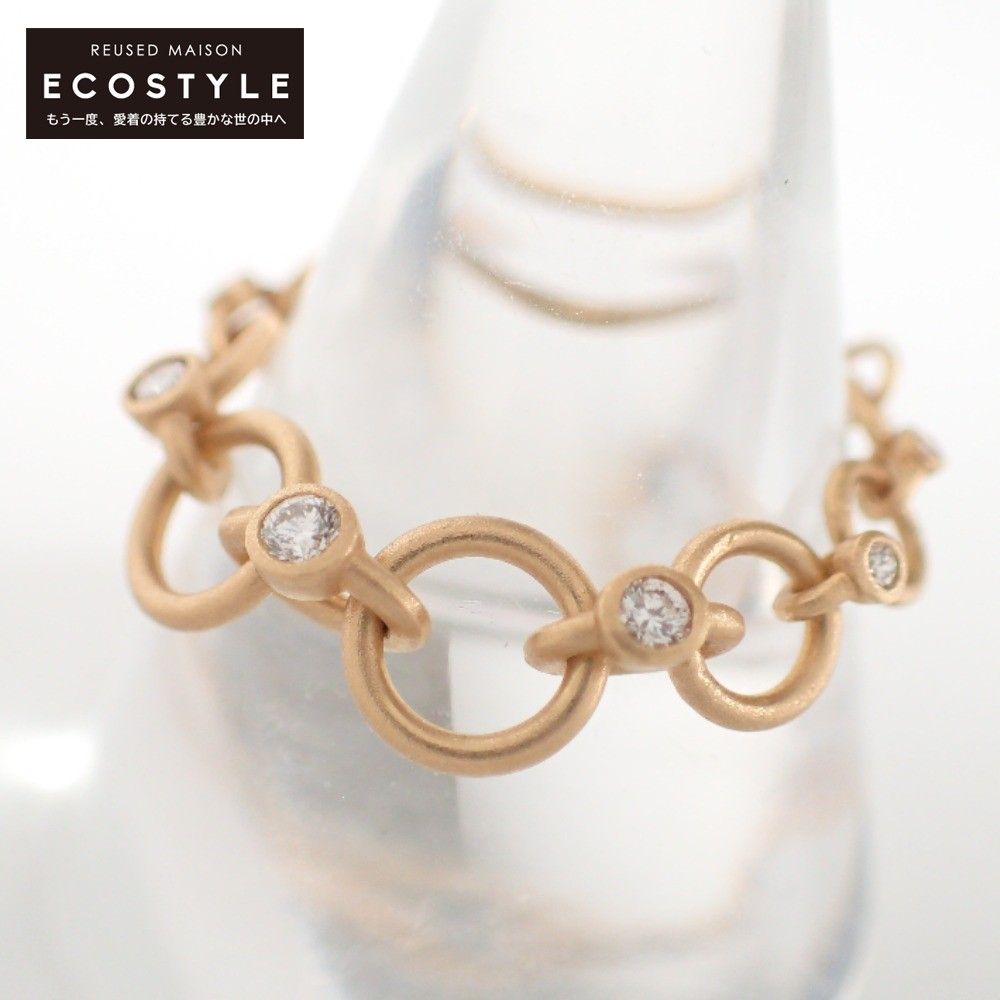 shihara シハラ 【新品同様】750 DIAMOND LINK RING 01 ダイヤモンド 