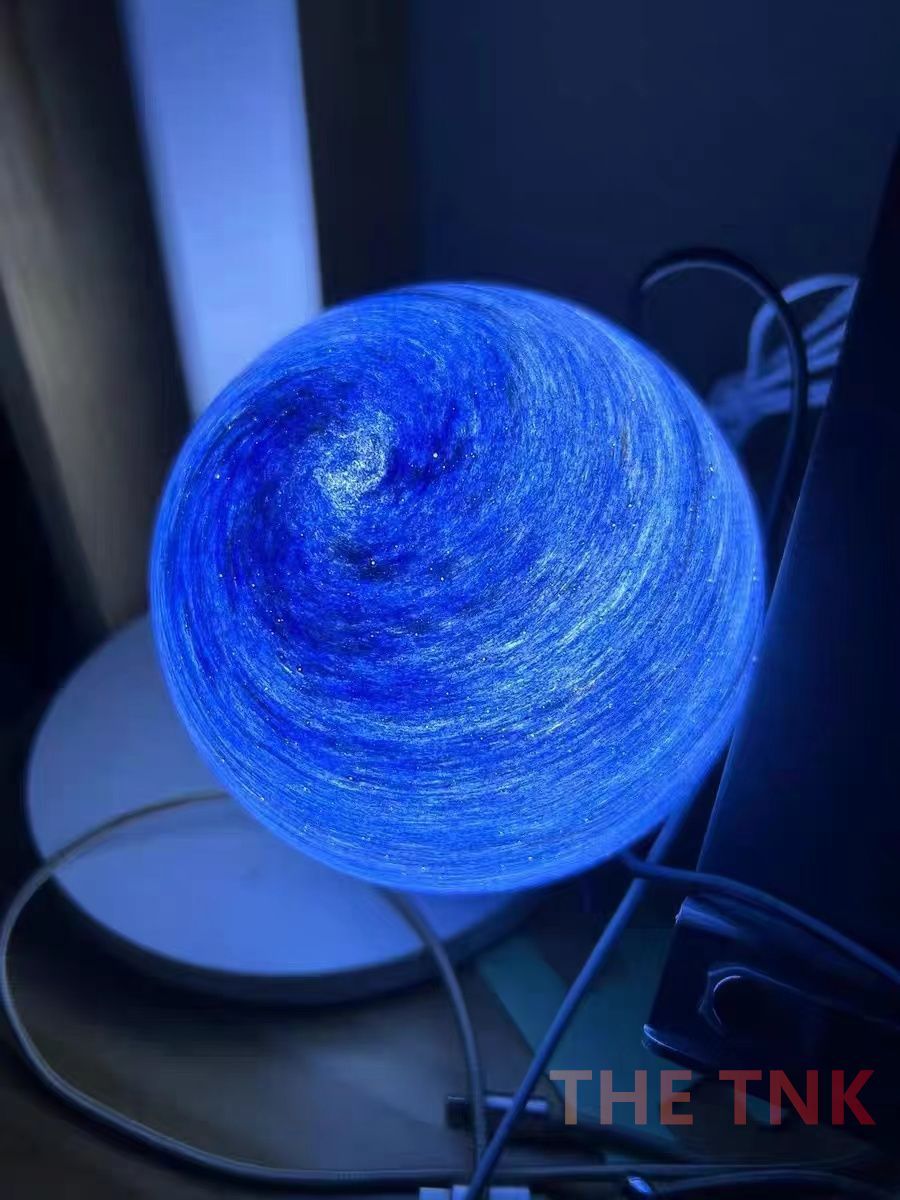 地球の電気スタンド星の川の月の灯寝室のベッドサイドの灯星の光の輪夜のあなたを守ります