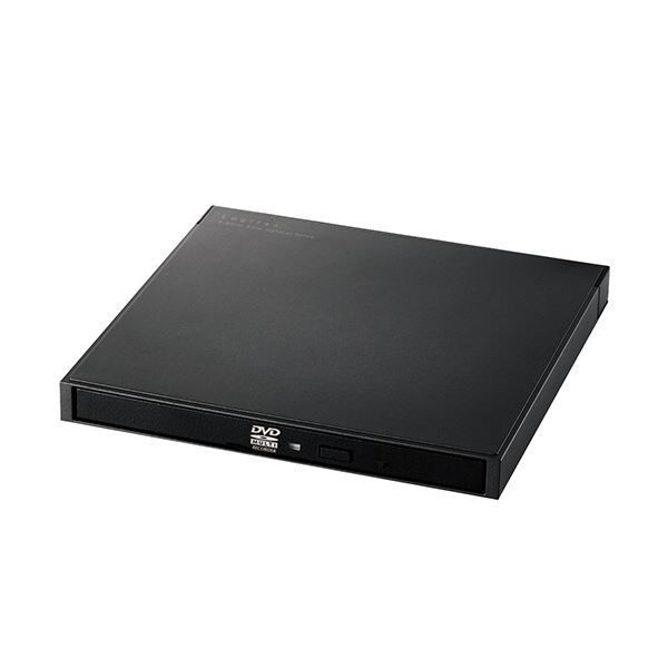 ロジテックType-A C対応 再生 編集 書込ソフト付きUSB3.2 Gen1 ポータブルDVD ブラック LDR-PWA8U3CVBK1台