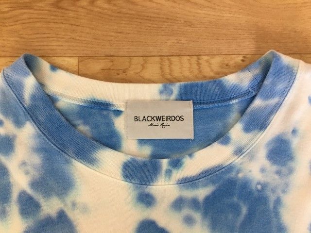 【中古】23SS 日本製 BLACK WEIRDOS ﾌﾞﾗｯｸ ｳｨﾄﾞｰ Tｼｬﾂ 長袖 ﾛﾝｸﾞ ﾀｲﾀﾞｲ TieDye L/S Tee ｸﾞﾗﾌｨｯｸ ﾌﾞﾙｰ系 M 33839660