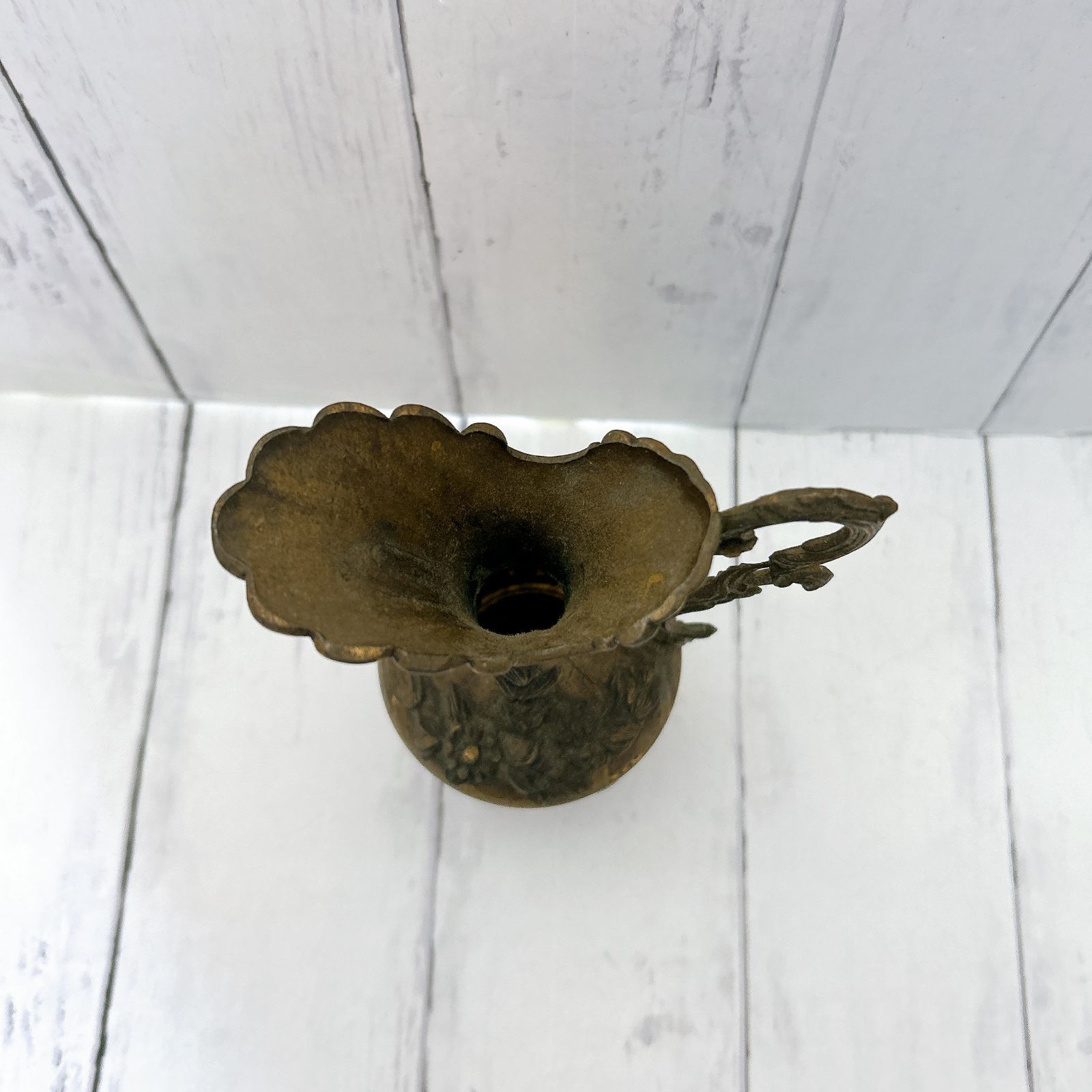 Amazon.co.jp: イタリア アンティーク 真鍮 花瓶 水差し 花器