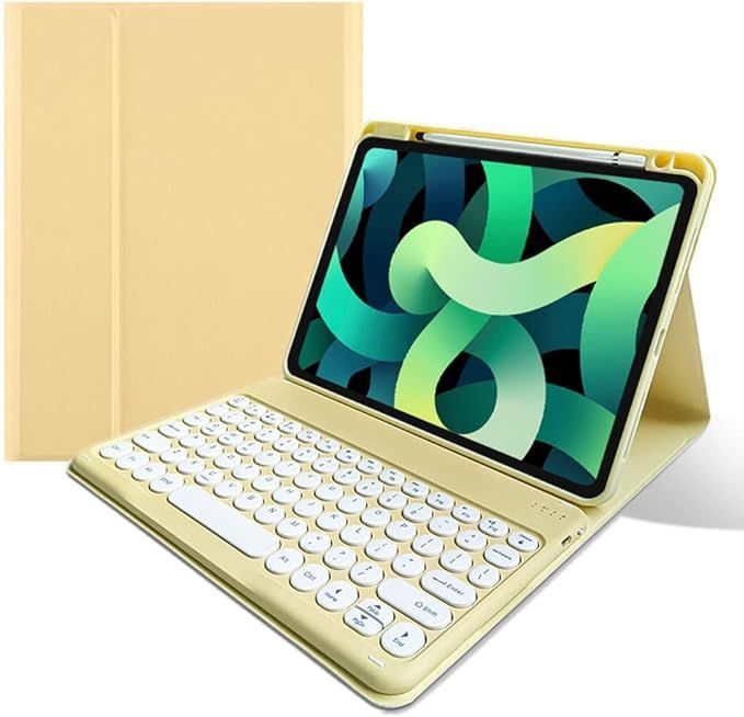 在庫処分】マウス付き iPad 10 キーボードケース 丸型キー Apple