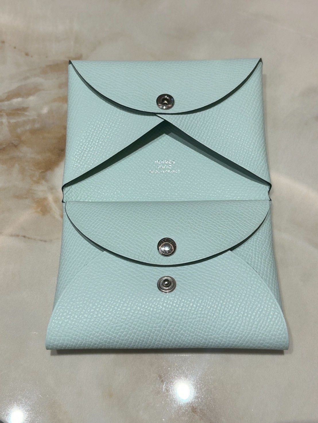 エルメス カルヴィ ヴェルソ カードケース 名刺入れ 定期入れ パス