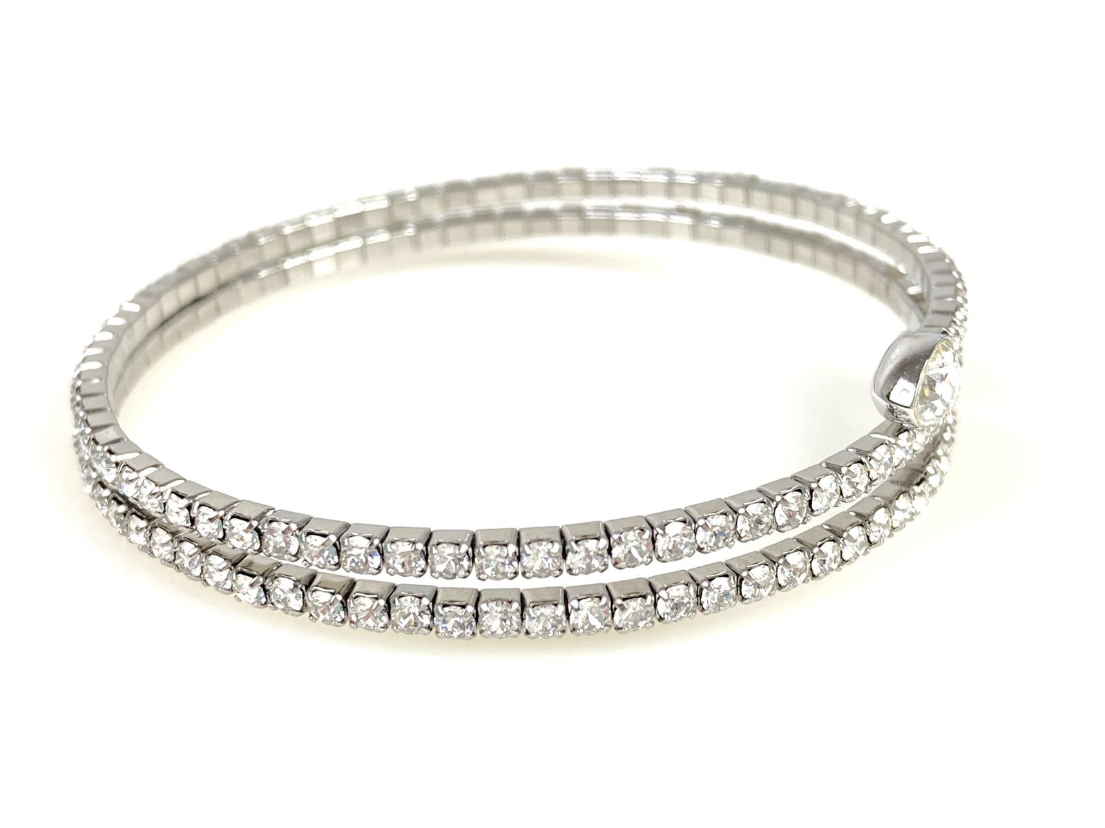 即発送】SWAROVSKI スワロフスキー ブレスレット ダブル - メルカリ