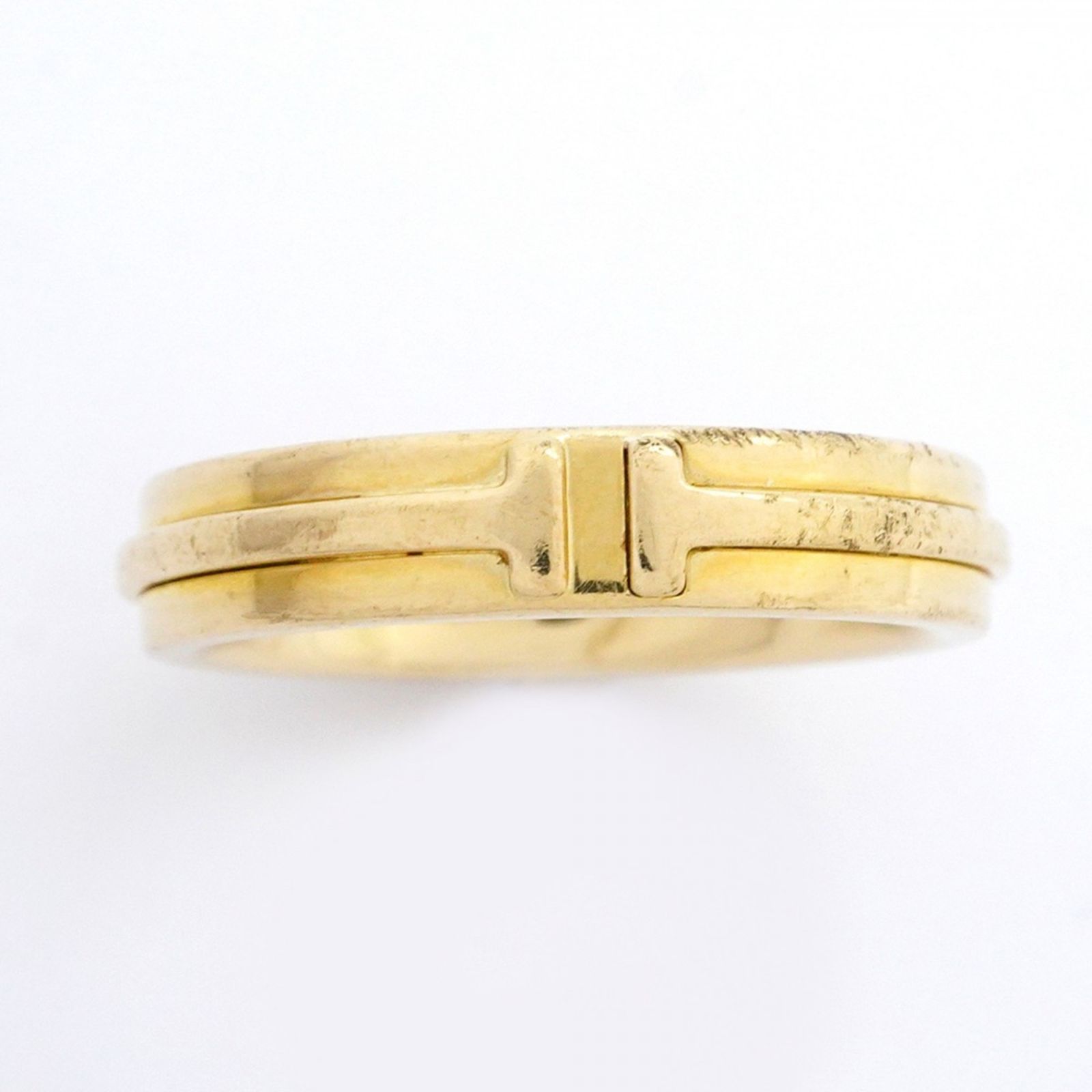 ティファニー Tiffany ティファニー リング T TWO ナロー 18KYG イエローゴールド 15号メンズ P1248170