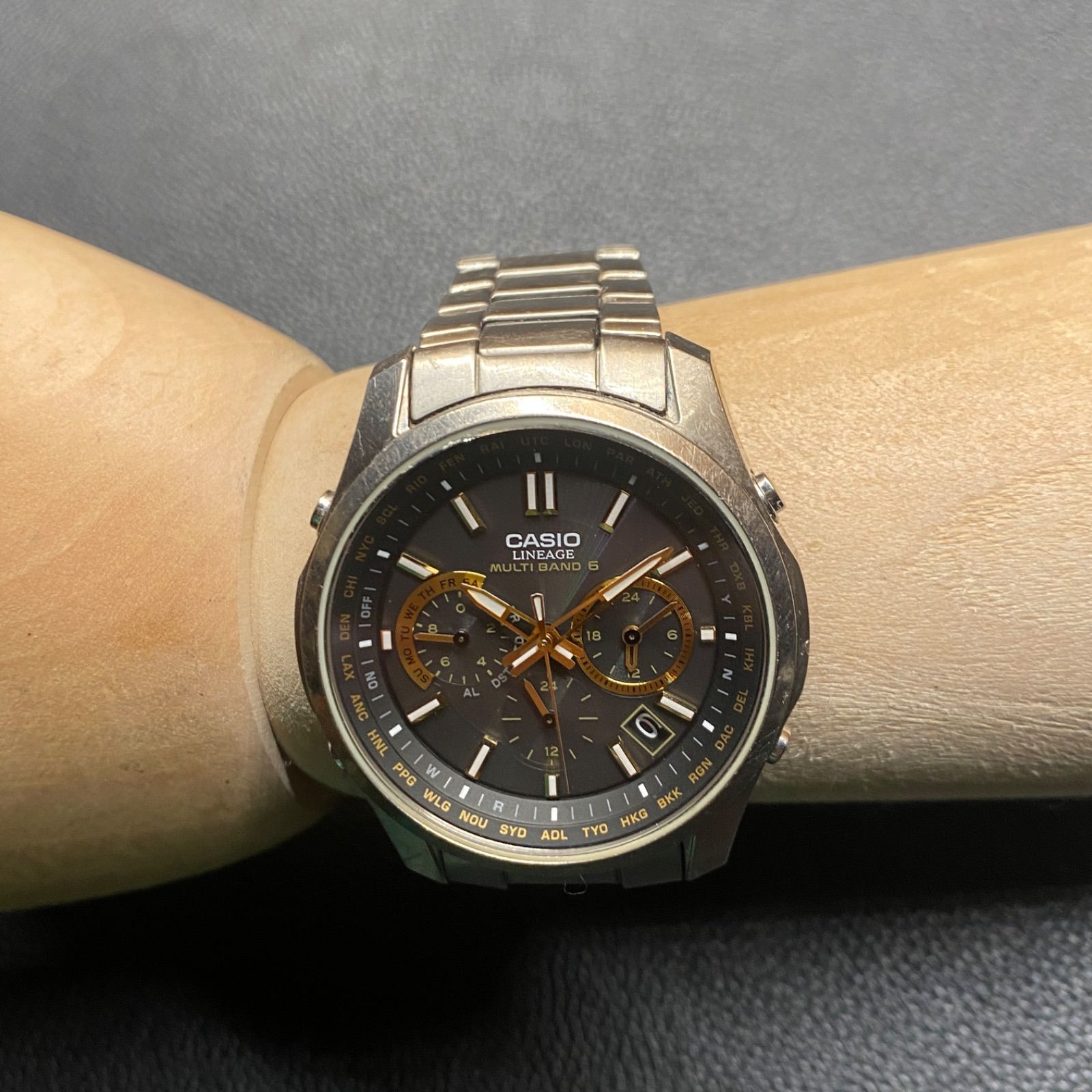 カシオ CASIO リニエージ LIW-M610TDS LINEAGE Titanium チタン タフ