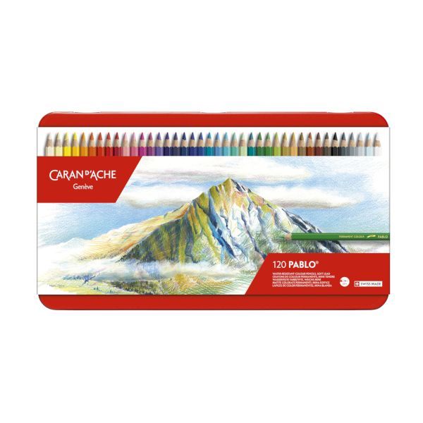 7営業日以内発送 ホルベイン画材 619156 CDA0666－420パブロ120色 カランダッシュ 色鉛筆 パブロ油性色鉛筆 CMLF-1206241 いろえんぴつ ぬりえ 塗り絵 ギフト 沖縄離島販売不可