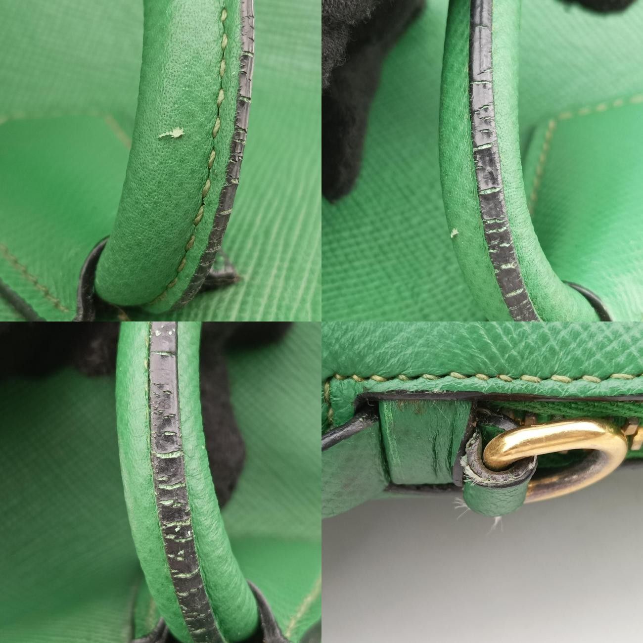 ハンドルグリーンサフィアーノレザーBL0902180