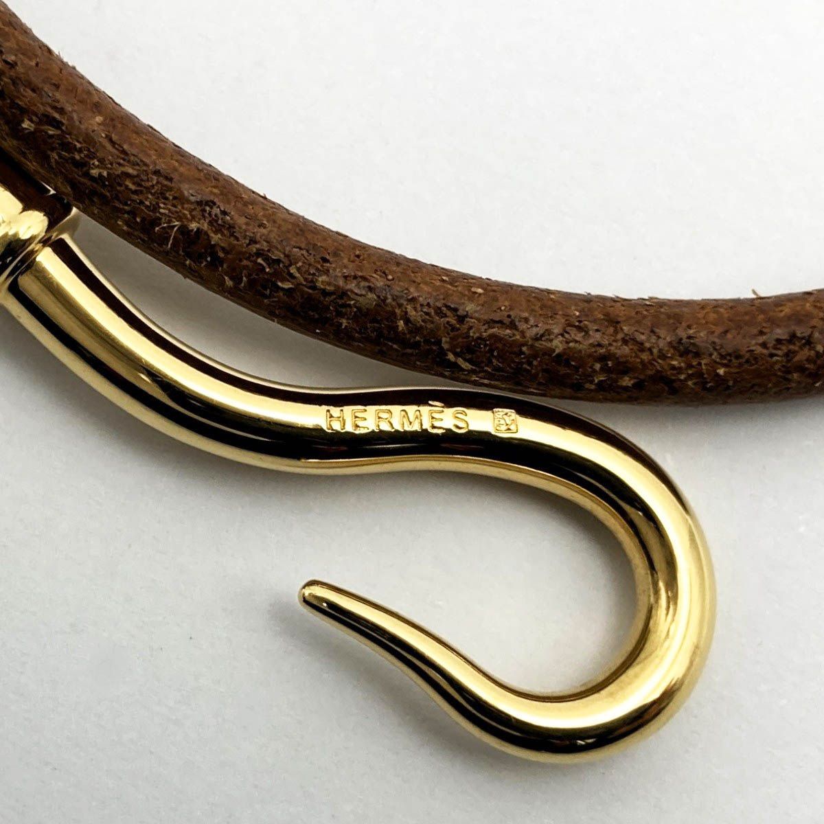 美品 HERMES エルメス ブレスレット ジャンボチョーカー 2連 2重