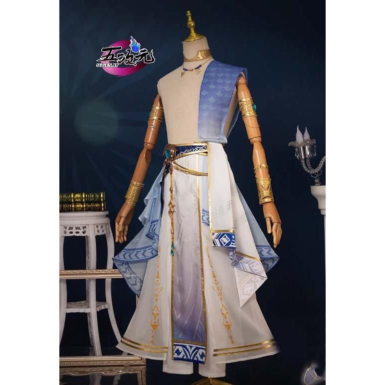 ♥ 五次元 恋と深空 ホムラ 潮汐の神 コスプレ 衣装 ウィッグ 靴 追加可 CS0917BJ 文化祭