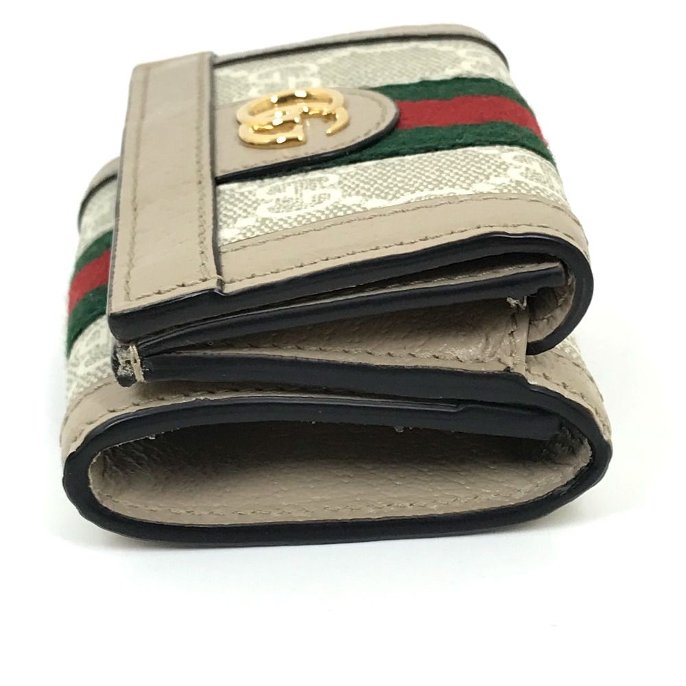 GUCCI グッチ 3つ折り財布 オフィディア ミニ ウォレット 735099 GG