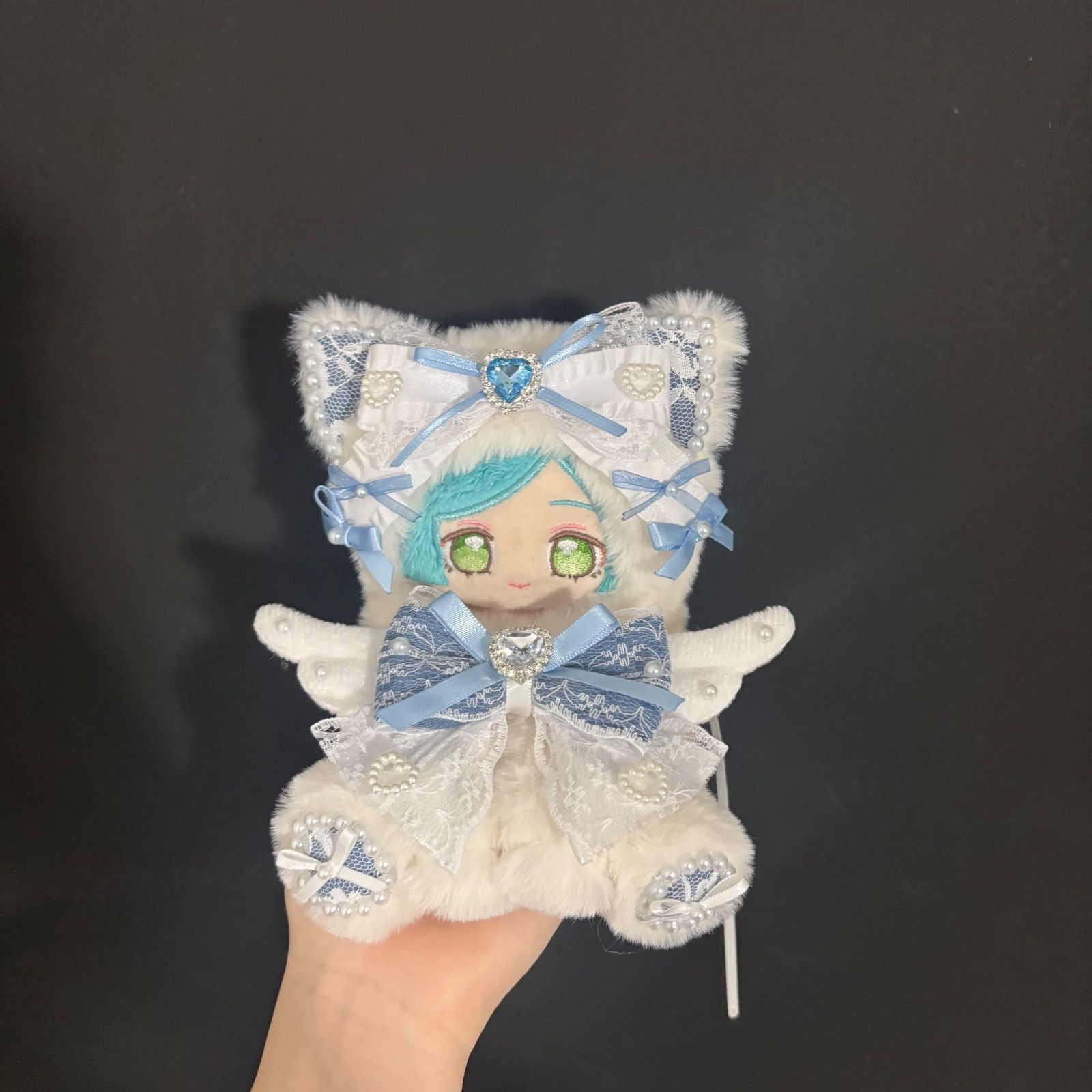 オーダー受付中！】おすわり ぬい服 10cm にじぱぺっと② おすわりぬい 