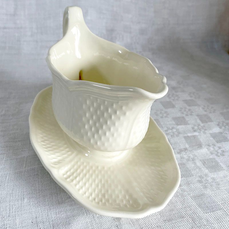 ソーシエール GIEN オフホワイト パニエ模様 現行新品 ジアン 19twd65