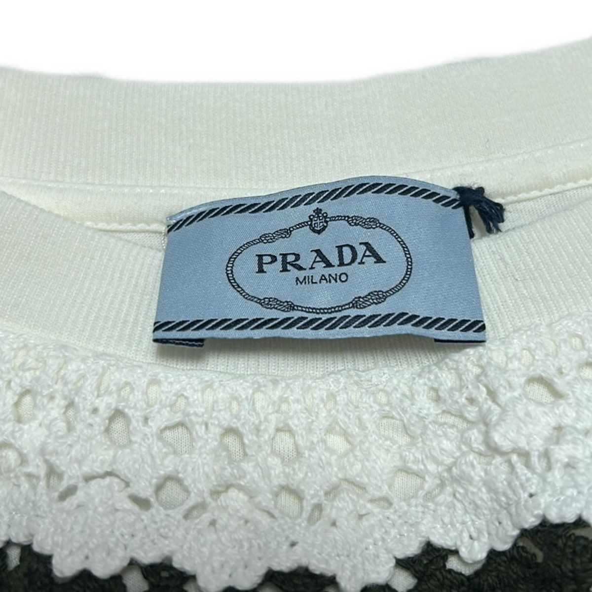 クルーネック レース