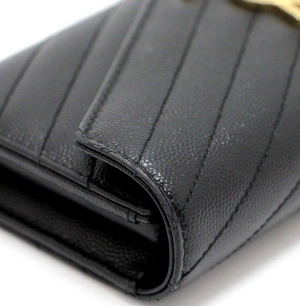 サンローランパリ SAINT LAURENT PARIS カサンドラ YSLロゴ ファスナー  