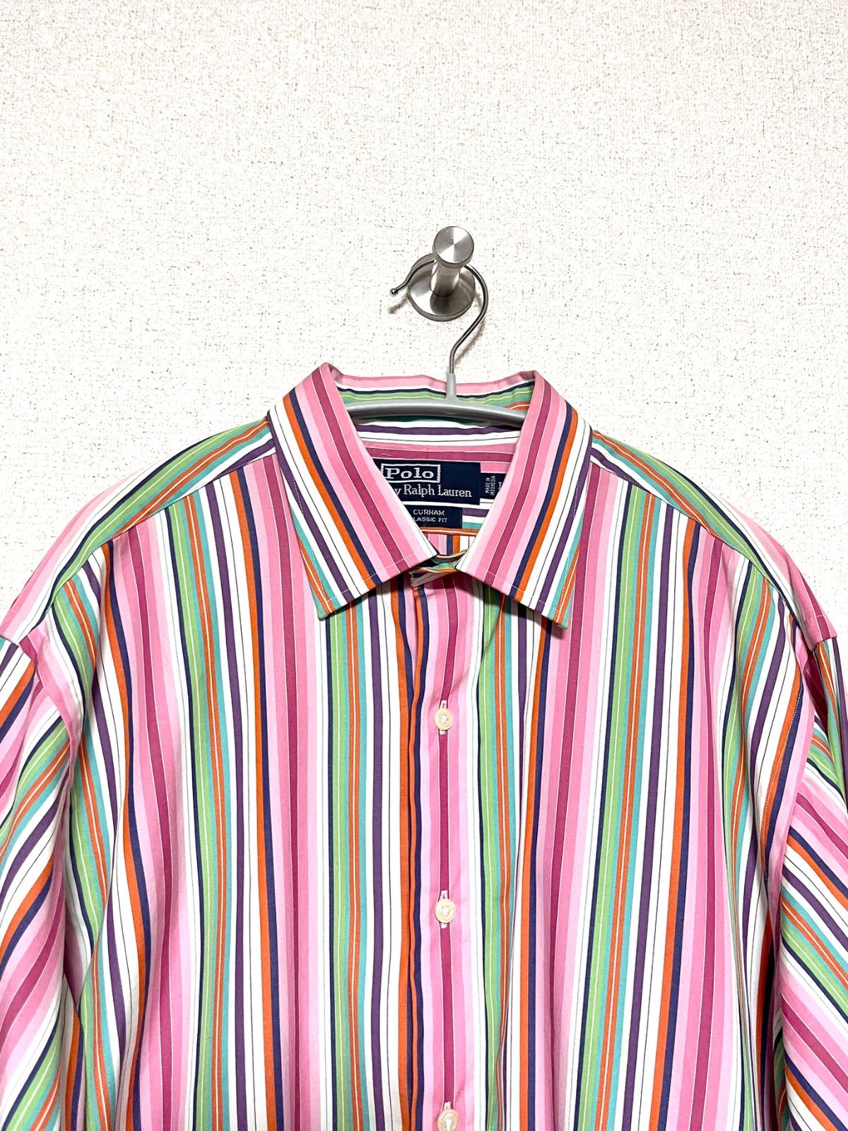 Polo RALPH LAUREN】90s L/S CURHAM CLASSIC FIT マルチ Polo RALPH LAUREN】90s L/S CURHAM CLASSIC FIT マルチ