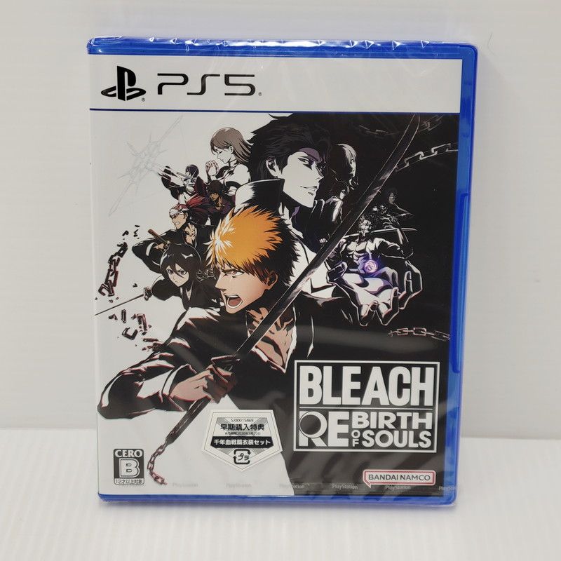 ゲーム BLEACH Rebirth of Souls CERO区分＿B 12歳以上対象 Playstation5 PS5 ゲーム プレイステーション5 ソフト ゲーム 026-250409-ma-02-IZU