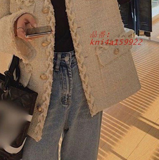ツイードジャケット レディース ノー半袖 夏 秋 20代 華やか 50代 かわいい ベージュ 30代 40代 kni4a159922 WWW_JUNGLEEDGE_COM