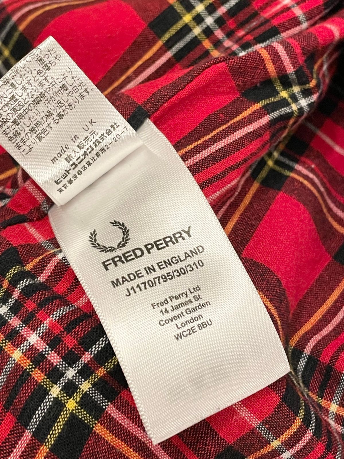 MADE IN ENGLAND製 FRED PERRY ハリントンジャケット ネイビー 38