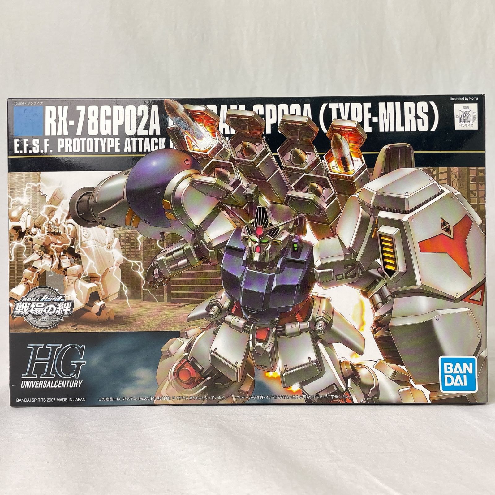 GP02A ガンダム試作2号機 塗装強化品 0083特集】「RX-78 GP02A ガンダム試作2号機」関節強化と調整で
